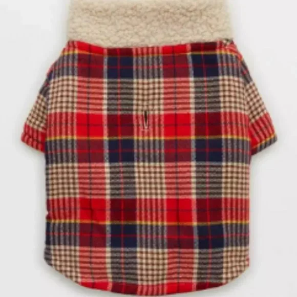 NWT - AERIE Dog Flannel Shirt - Sz S - Picture 3 of 7